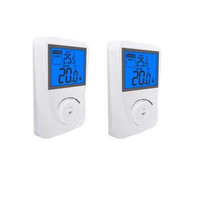 White Color Programmable Boiler Room Thermostat for Energy-Saving Temperature Control