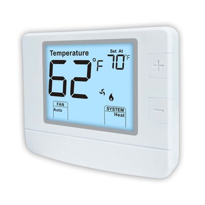 2*AAA Battery Powered Wireless RF WIFI PTAC Thermostat for Conventional Or Heat Pump Temperature Control