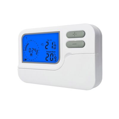 230V RF Thermostat Programmable Thermostat Durable Anti-flammable PC ABS Housing Designed for HVAC System Integration