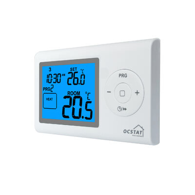 White Automatic Reset 230V Heating and Cooling Thermostat 868MHZ Durable Temperature Regulation Device Suitable for HVAC and Industrial Equipment