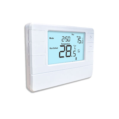 Temperature Control Boiler Temperature Control Heating Programmable Thermostat White Color Unit Providing Heat Control and Enhanced Operational Safety