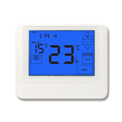 Display Size 7.52 Sq in 7 Day Programmable Thermostat WIFI HVAC 4 H 2 C Anti Flammable ABS PC Construction for Safe and Operation