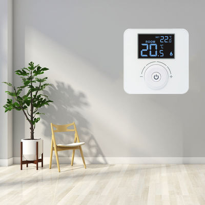 8A 230V Digital Wired Room Thermostat 0℃-40℃ Temperature Range