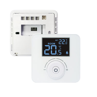 8A 230V Digital Wired Room Thermostat 0℃-40℃ Temperature Range