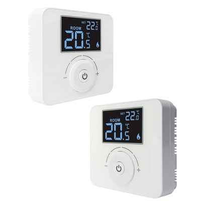 8A 230V Digital Wired Room Thermostat 0℃-40℃ Temperature Range