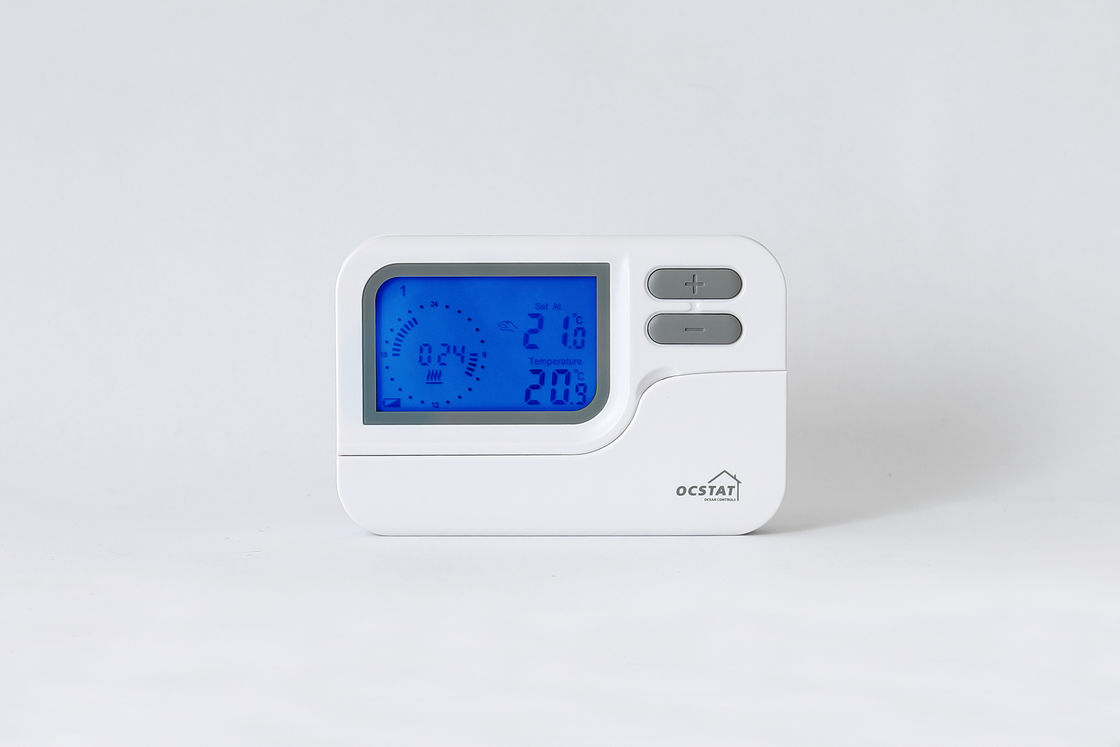 230V 7 Day Programmable Digital Floor Heating Room Thermostat For Multi Times Mode And ABS Material