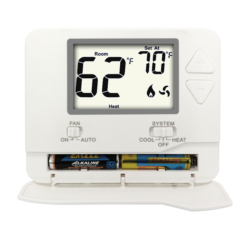 No - Programmable Large LCD Single Stage Air Conditoning HVAC Room Thermostat