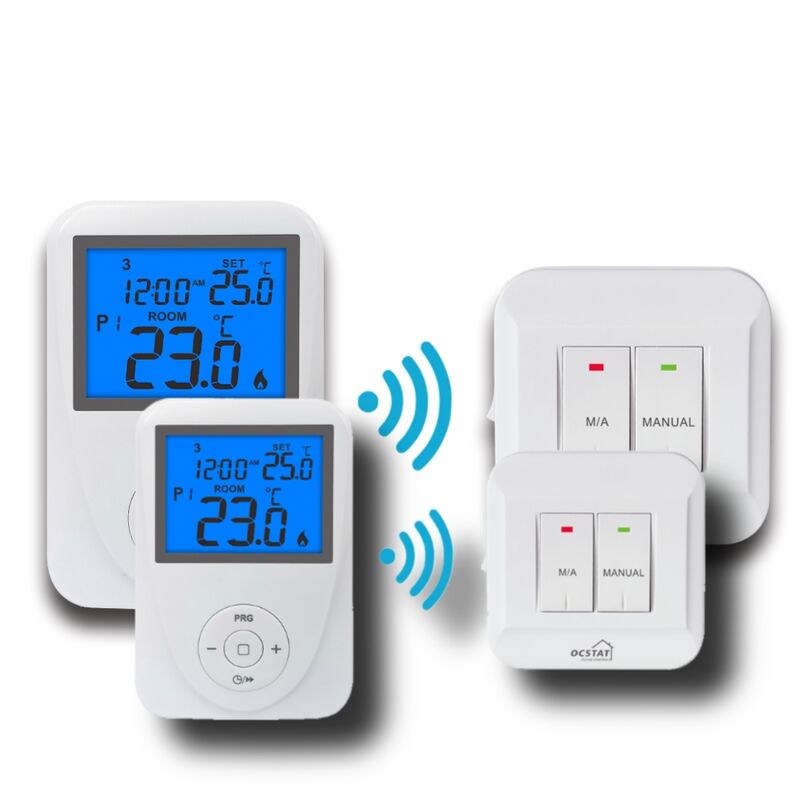 868MHZ Wireless Room Thermostat Providing 6W Consumption and 6 2A Load Rating Ensuring Stable Performance in HVAC Applications