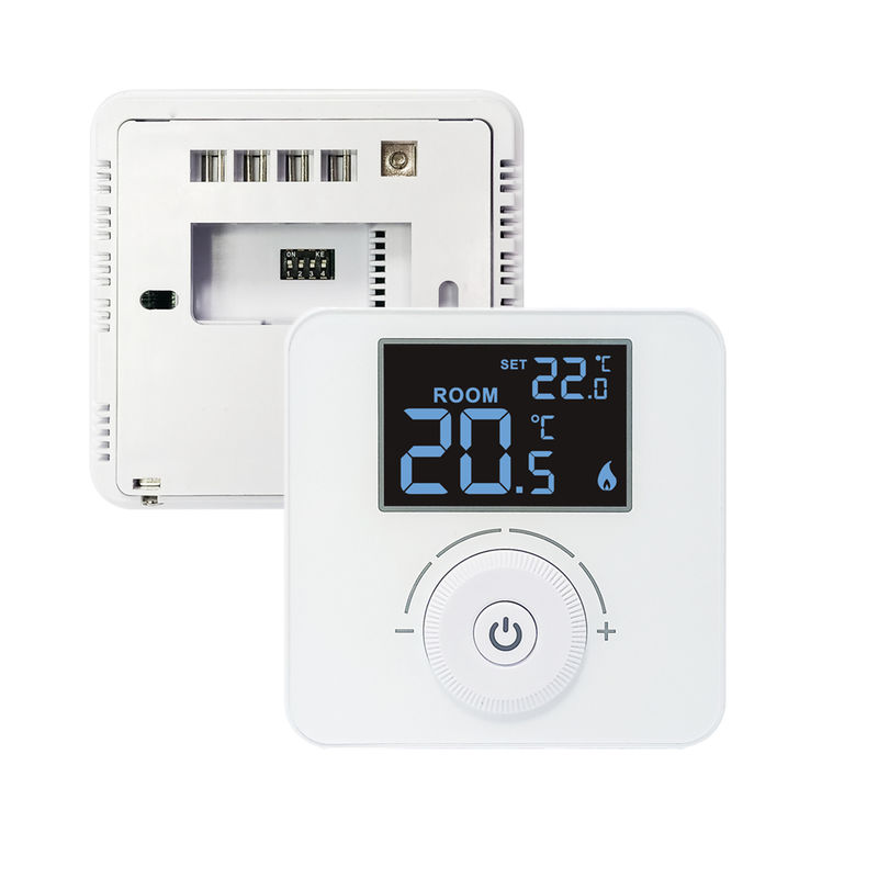 8A 230V Digital Wired Room Thermostat 0℃-40℃ Temperature Range