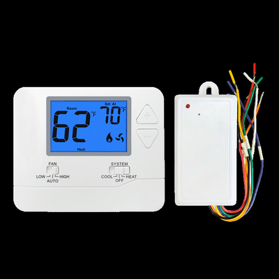 Riseem ABS a prova di fuoco digitale senza fili non programmabile PTAC termostato per sistema HVAC