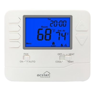 Riseem 2 Calore e 1 raffreddamento Controller di temperatura digitale Climatizzatore Termostato della stanza