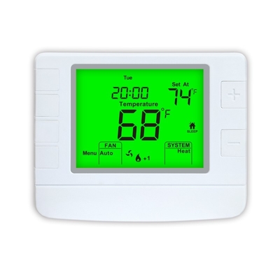 Riseem termostato non programmabile di pompa di calore con ABS di ritardamento della fiamma
