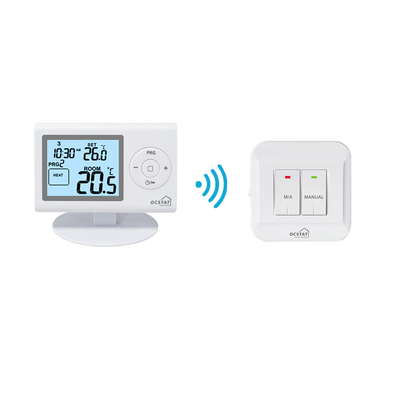 Termostato wireless programmabile settimanale da parete per riscaldamento