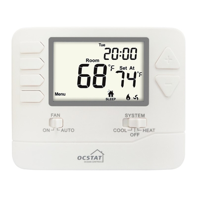 Riseem 230V elettronica 7 giorni programmabile termostato per la casa luce di fondo blu colore personalizzato