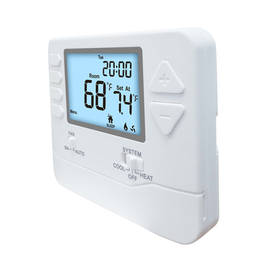 Riseem Bianco Calore elettrico o a gas configurabile Camera di riscaldamento Termostato Menu azionato Programmabile