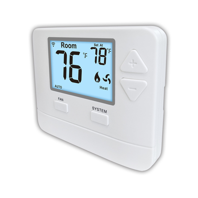 HVAC che riscalda il termostato domestico non programmabile LCD 24V di Digital dell'ABS di WIFI