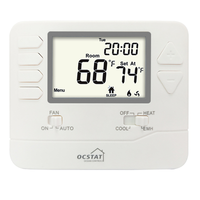 Riseem 2 calore 1 raffreddamento Non programmabile termostato elettrico o a gas con regolazione di oscillazione di riscaldamento e raffreddamento