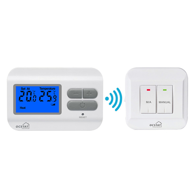 Controller climatizzatore Riseem riscaldamento a pavimento termostato digitale non programmabile con display LCD