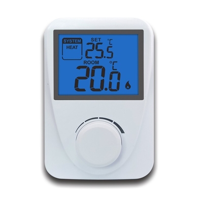 Riseem Bianco Colore Omron Relay Digitale Termostato di stanza non programmabile per sistemi di riscaldamento