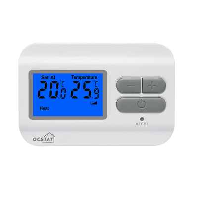 Riseem Digital Household DC 230V ABS Display elettronico LCD Sala di controllo del riscaldamento Termostato non programmabile