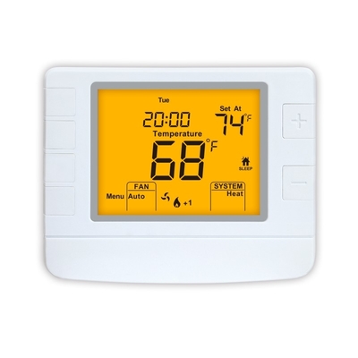 Riseem 24VAC Controller di temperatura cablato Termostato domestico programmabile Display digitale LCD 2 Calore 2 Fresco