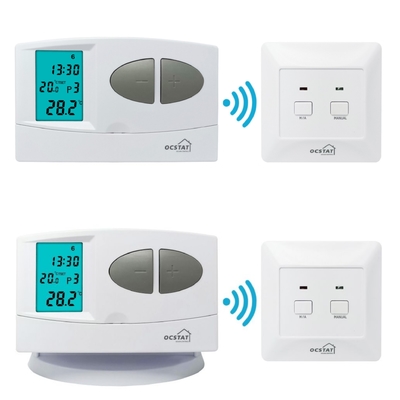 Riseem 868Mhz 7 giorni caldaia ABS programmabile riscaldamento a pavimento termostato di stanza wireless