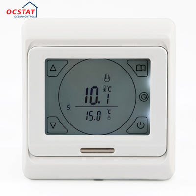 Termostato programmabile settimanale 230VAC della stanza di Digital di temperatura del touch screen