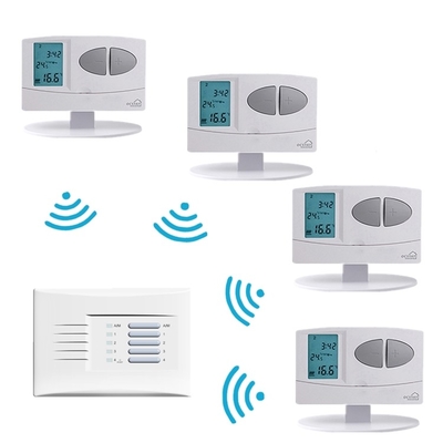 Calore dell'acqua programmabile settimanale Termostato di sale senza fili con schermo LCD digitale
