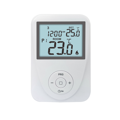 Termostato ambiente digitale per caldaia a gas programmabile 230V 7 giorni, colore bianco