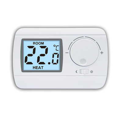 Termostato ambiente digitale per riscaldamento e raffreddamento con batteria non programmabile per caldaia a gas