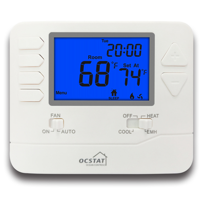 Display LCD ABS termostato di riscaldamento della stanza per prestazioni ottimali di riscaldamento e risparmio energetico