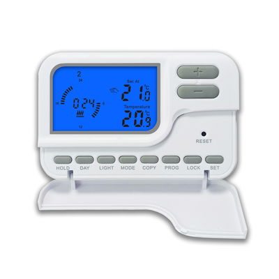 Controllatore di temperatura cablato a display digitale LCD per la gestione della temperatura del sistema HVAC