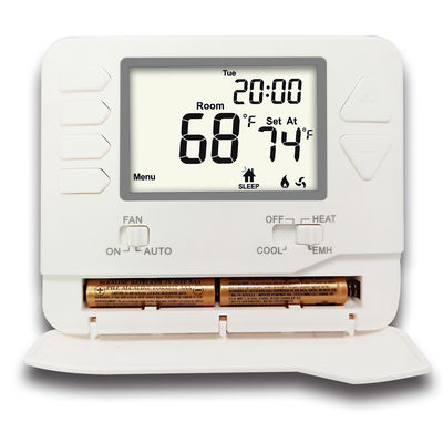 Termostato programmabile per pompa di calore 24V 2H1C con display LCD