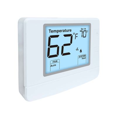 Termostato ambiente digitale non programmabile per ventilconvettori, 24V, 2 Caldo 2 Freddo