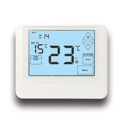 Display LCD 24V touch screen settimanale termostato di riscaldamento digitale programmabile per riscaldamento e raffreddamento