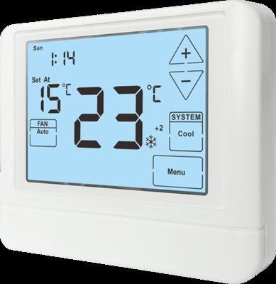 Termostato di camera digitale bianco non programmabile per l'efficienza del controllo della temperatura