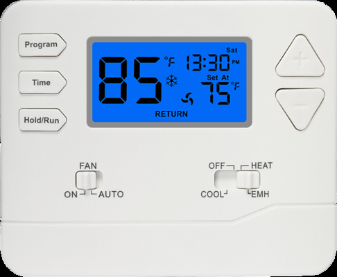 Termostato domestico elettronico programmabile settimanale da 230V per caldaia, a stadio singolo, 1 caldo 1 freddo, con filo, per il controllo della temperatura