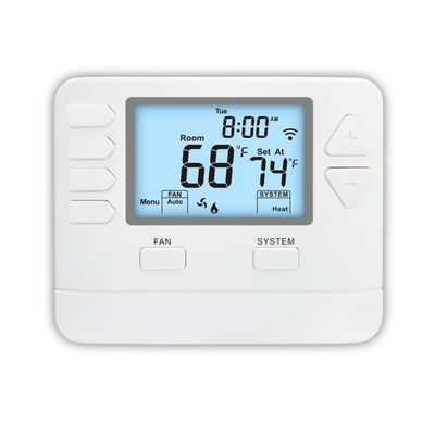 Riseem 18-30 VAC NEC Class II 7 Day Programmable Thermostat for Smart Life and Alexa Compatibility