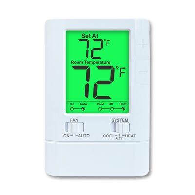 Protezione del ritardo del compressore 5 minuti Controller di temperatura cablato termostato semplice che fornisce dimensioni fisiche 86mm W 125mm H 27mm D Per il controllo della refrigerazione