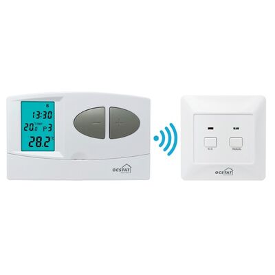 MODALITÀ DI FUNZIONAMENTO DEL SISTEMA OFF Caldaia Wireless Termostato Programmabile RF 130 X 80 X 35 Mm Dimensioni Compatte Ideale per Soluzioni di Controllo HVAC Commerciali