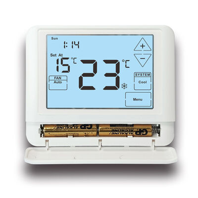 24V Bianco retroilluminazione Color Camera Aria condizionata 7 giorni Termostato Temperatura varia da 32°F a 99°F Ideale per un controllo preciso del clima nei data center