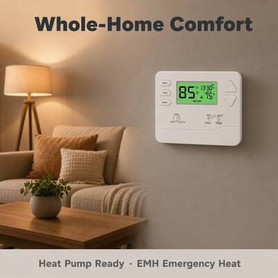 Riseem 1 Amp per carico termico termostato di pompa di calore per il funzionamento del sistema in applicazioni convenzionali o di pompa di calore