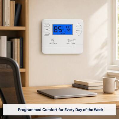 Termostato per pompa di calore Miuputake STN625 programmabile 7 giorni e 2 calore 1 freddo