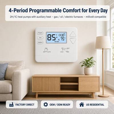 Miuputake termostato regolabile 5-10A Amp Controller di pompa di calore per energia