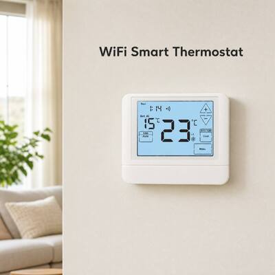 Termostato Intelligente Tuya WIFI Controllo Temperatura Touch Screen 7 Giorni Alimentazione 50 60Hz Progettato Per Applicazioni di Riscaldamento e Raffreddamento di Precisione