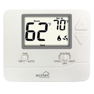 Riseem ABS+PC Materiale Single Stage Digital Room Termostato non programmabile per la casa