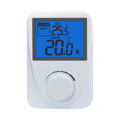 Riseem ST2601 230V Non programmabile Sala di riscaldamento digitale Termostato Caffè a gas a retroilluminazione blu