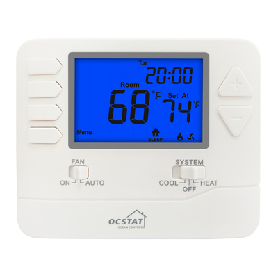 Riseem termostato digitale regolabile con 5/1/1 termostato di riscaldamento a pavimento programmabile
