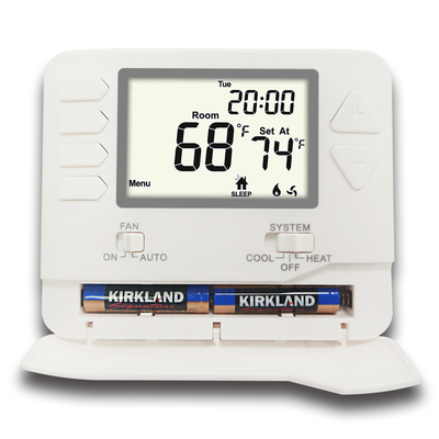 Riseem Camera digitale programmabile Home termostato luce di fondo blu Risparmio energetico
