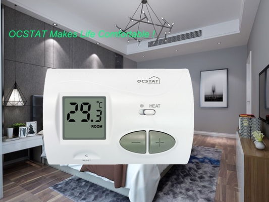 Riseem Colore Bianco Termostato non programmabile per la casa per riscaldamento e raffreddamento